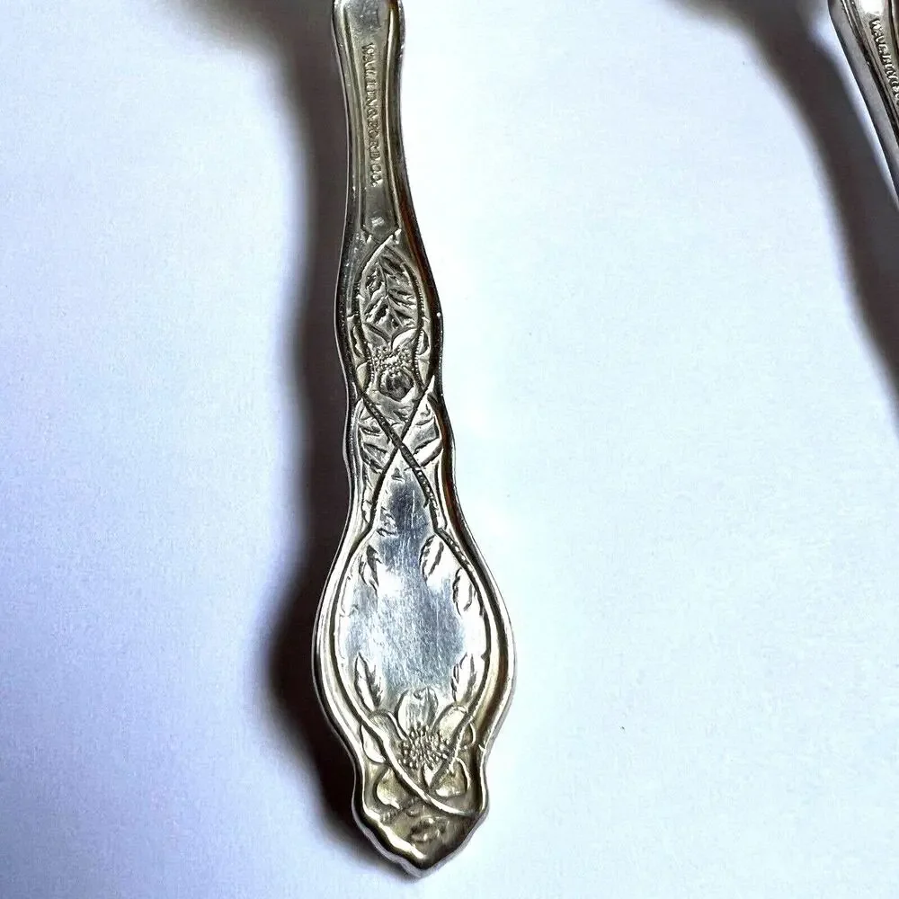Antique Wallingford 1906 ADAMS - CHEROKEE ROSE Desert Forks, Set of Two